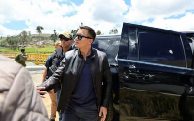 ¡URGENTE! Atentado contra el Presidente Noboa en Ecuador: Ileso Tras Ataque con Armas y Piedras en Medio de Protestas