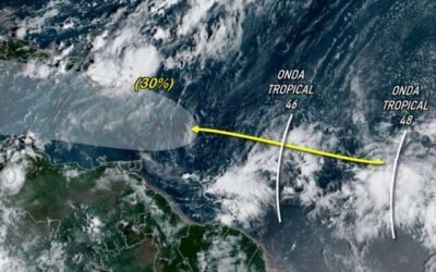 Lluvias a la Vista: Dos Ondas Tropicales Amenazan con Lluvias Intensas en Venezuela a Partir del Domingo