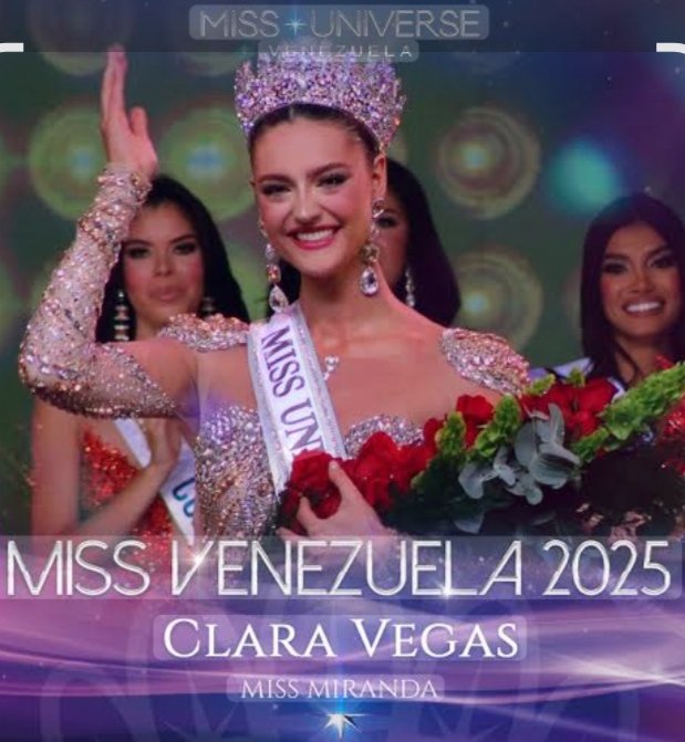 👑 Clara Vegas, Miss Miranda, es la Miss Venezuela 2025: Rumbo al Miss Universo 2026