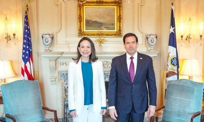 «Se acerca el día»: El histórico encuentro entre Machado y Rubio en Washington que redefine la ruta hacia la libertad