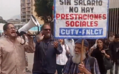 ​“Salario digno ya”: Gremios y jubilados protestan frente al TSJ por omisión constitucional
