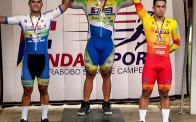 ¡Oro para Falcón! Adamil Agüero se corona campeón nacional de ciclismo en Valencia
