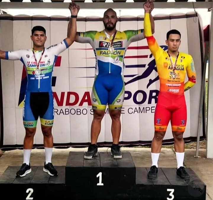​¡Oro para Falcón! Adamil Agüero se corona campeón nacional de ciclismo en Valencia
