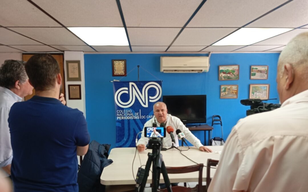 CNP Caracas registra 134 agresiones a la prensa en Venezuela entre enero y julio de 2026