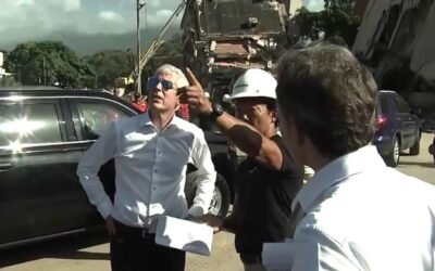 Sismos en La Guaira: Secretario de Energía de EE. UU. y el ingeniero Kit Miyamoto recorren Catia La Mar